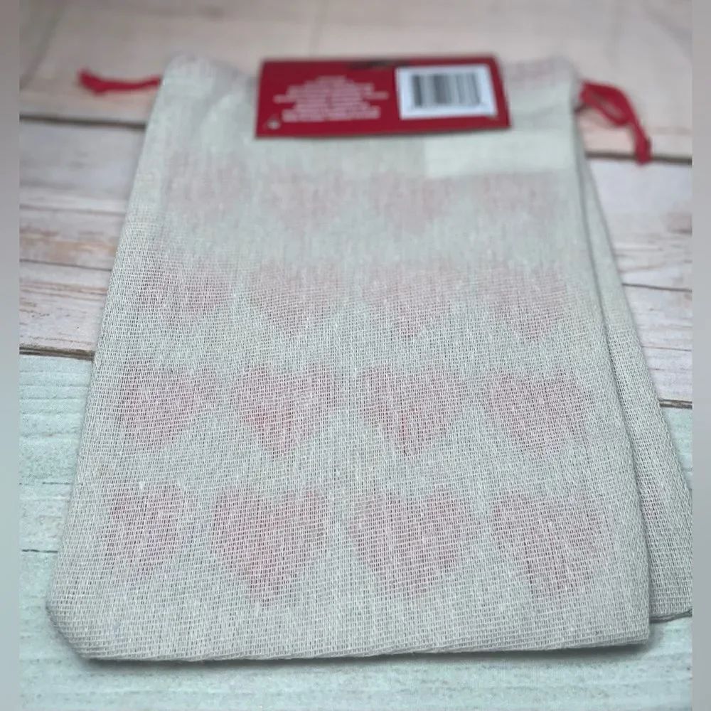 11 NEW Heart Gift Bags Drawstring Closures Various Styles & Sizes Bundle … - Picture 7 of 10